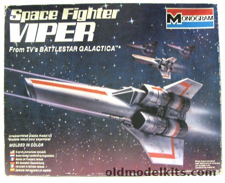 Monogram 1/24 Colonial Viper from Battlestar Galactica, 6027 plastic model kit